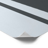 黒と灰色の点と線 ポスター (角)