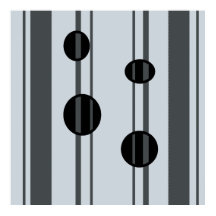 黒と灰色の点と線