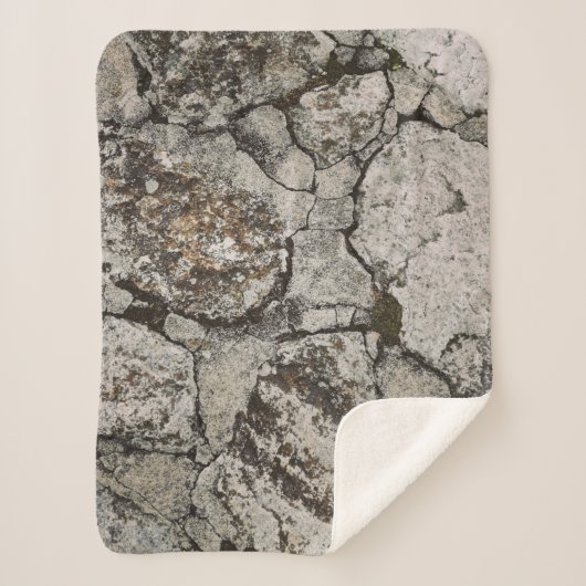 黒と灰色の石片 シェルパブランケット (正面)