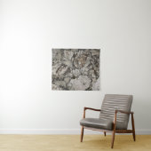 黒と灰色の石片 タペストリー (インサイチュ(横))