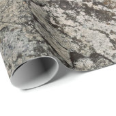 黒と灰色の石片 ラッピングペーパー (ロールコーナー)