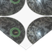 黒と灰色の芝生のボウル、テーブルクロス テーブルクロス (アングル)