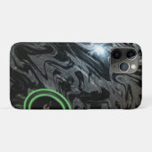 黒と灰色の芝生のボール Case-Mate iPhoneケース (裏面(横))