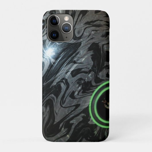 黒と灰色の芝生のボール Case-Mate iPhoneケース (裏)