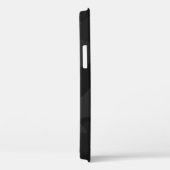 黒と灰色の迷彩柄パターン Case-Mate iPhoneケース (裏面 / 右)