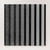 黒と灰色の迷彩質感のある線のストライプ ジグソーパズル (横)