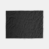 黒と灰色の領域の敷物 フリースブランケット (正面(横))