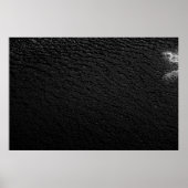 黒と灰色の領域の敷物 ポスター (正面)