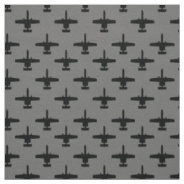 黒と灰色のA-10のワーストーク攻撃ジェットパターン ファブリック