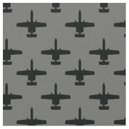 黒と灰色のA-10のワーストーク攻撃ジェットパターン ファブリック