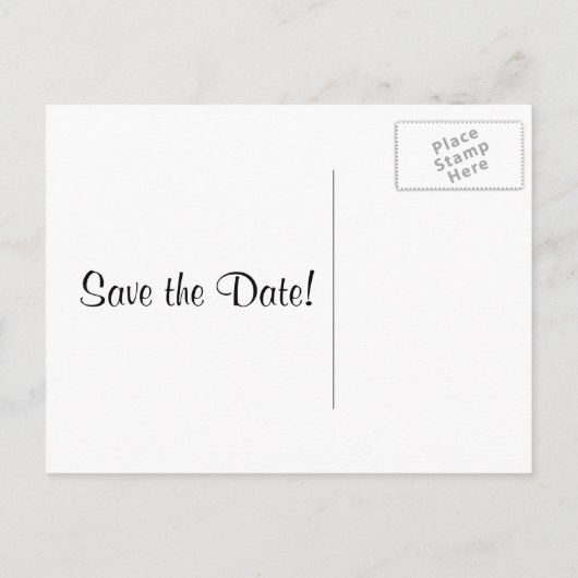 黒と灰色3枚の写真の卒業日付を保存 案内ポストカード (裏面)