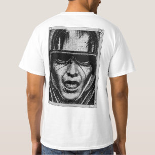黒と灰色90のレトロピクセルパイロット Tシャツ