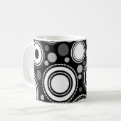 黒と灰色 コーヒーマグカップ (正面左)