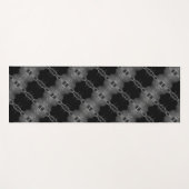 黒と灰色 ヨガマット (正面(横))