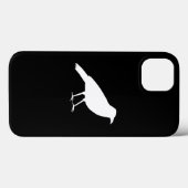 黒と白いカラス。 Case-Mate iPhoneケース (裏面 (横))
