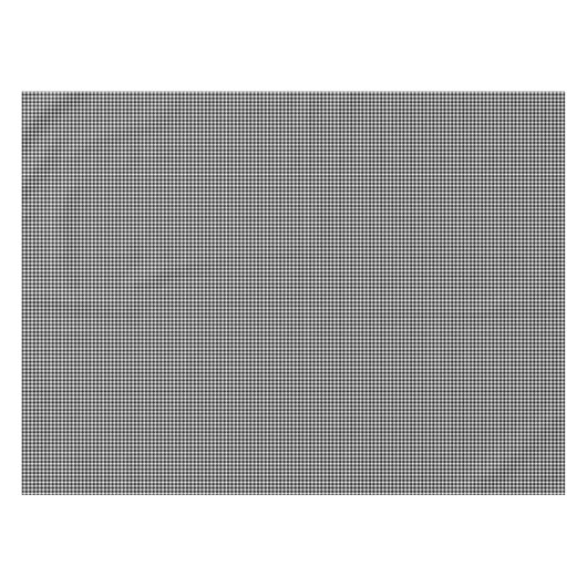 黒と白のひし形の市松模様にパターン テーブルクロス (正面(横))