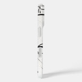 黒と白のアート ジェーン・アブリル by トゥールーズ・ロートレック Case-Mate iPhoneケース (裏面 / 右)