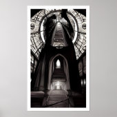 黒と白のアールデコ階段はどこへ?ポスター ポスター (正面)