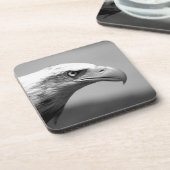 黒と白のイーグルアイ コースター (左側)