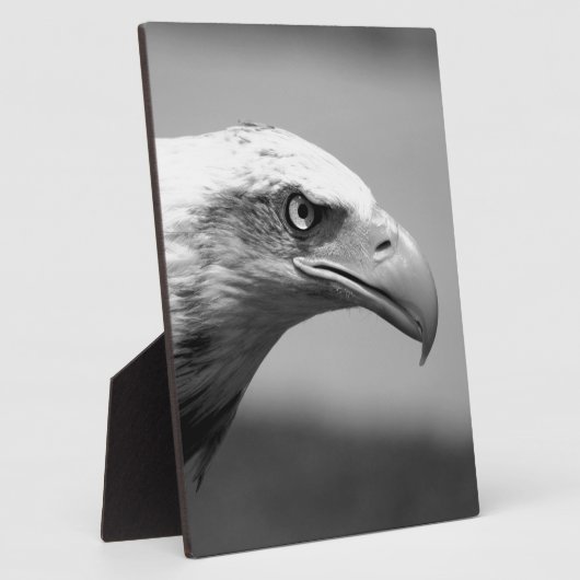 黒と白のイーグルアイ フォトプラーク (側面)