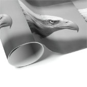 黒と白のイーグルアイ ラッピングペーパー (ロールコーナー)