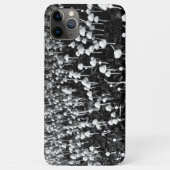 黒と白のキノコのコロニー写真 Case-Mate iPhoneケース (裏面)