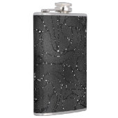 黒と白のキラキラ輝く豪華な背景 フラスク (右)