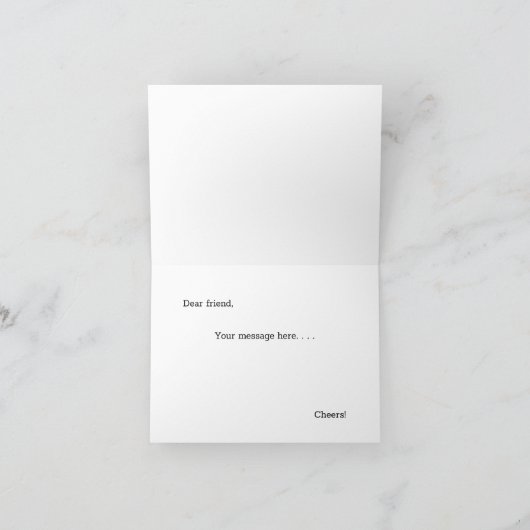 黒と白のギンガムチェック弓ギフトまたは シーズンカード (内部)