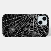 黒と白のクモの巣 ハロウィン Case-Mate iPhoneケース (裏面 (横))