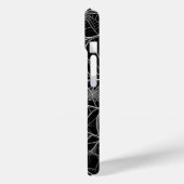 黒と白のクモの巣 ハロウィン Case-Mate iPhoneケース (裏面 / 左)