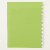 黒と白のコ縁どリー犬 プランナー手帳 (裏面)