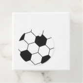黒と白のサッカーボール模様 幾何学模様 フェイバータグ (インサイチュ)