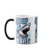 黒と白のサメのカット波アーバングラフィティ