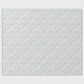 黒と白のシボロンのジグザグストライプ型 ラッピングペーパー (フラット)