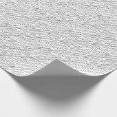 黒と白のシボロンのジグザグストライプ型 ラッピングペーパー (角)