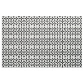 黒と白のジオメトリパターン ファブリック (ヤード)