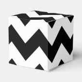 黒と白のジグザグの赤い唇 フェイバーボックス (裏面サイド)