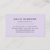 黒と白のジグザグパターン、山形パターン 名刺 (裏面)