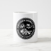 黒と白のジャムスタウンのソーミルのロゴを表示