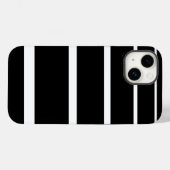 黒と白のストライプのCase-Mate iPhoneケース Case-Mate iPhoneケース (裏面 (横))