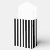 黒と白のストライプ フェイバーボックス (オープン)