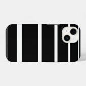 黒と白のストライプ Case-Mate iPhoneケース iPhone 14ケース (裏面横)