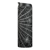 黒と白のスパイダーウェブスパイダーウェブハロウィーン タンブラー (回転右)