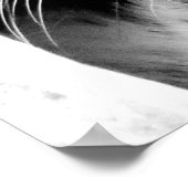 黒と白のタイガーアイズ ポスター (角)