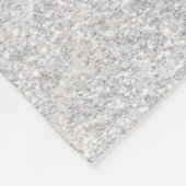 黒と白のタイガーシルエット フリースブランケット (角)