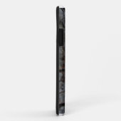 黒と白のタイガーバタフライ Case-Mate iPhoneケース (裏面/右)