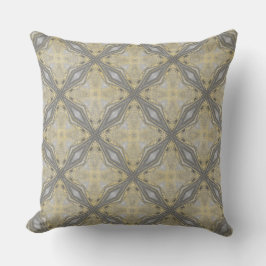 黒と白のダイヤモンド（波） クッション