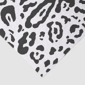 黒と白のチーター ヒョウ柄 アニマルプリント パーティー 薄葉紙 (詳細)