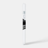 黒と白のトロールデザイン iPhone 15ケース (左側面)