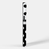 黒と白のドット柄 Case-Mate iPhoneケース iPhone 14ケース (裏面 / 右)